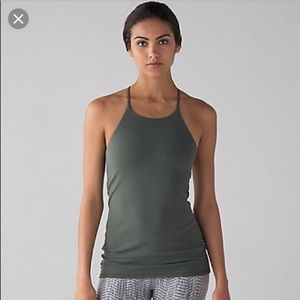 Lululemon high neck tank ••
